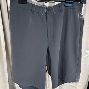 Nike Men's Gray Flat Front Shorts